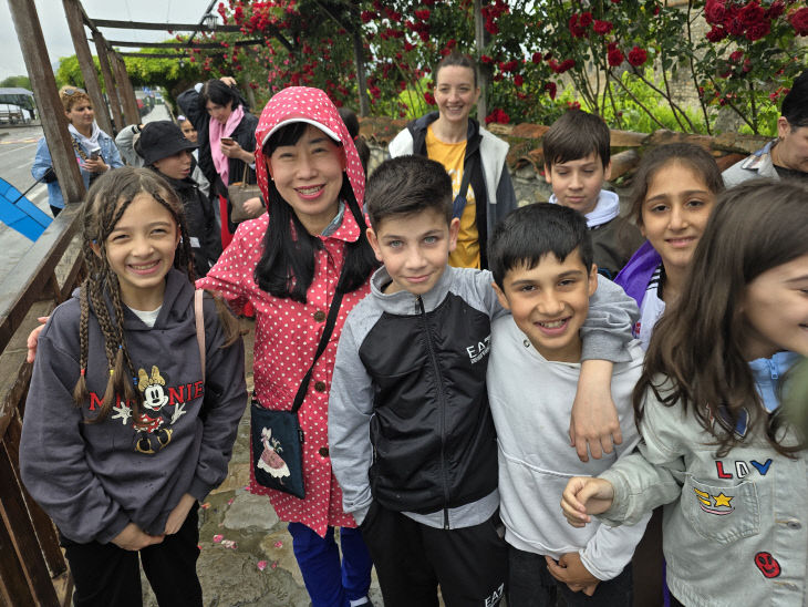 알라베르디수도원에서 만난 아이들