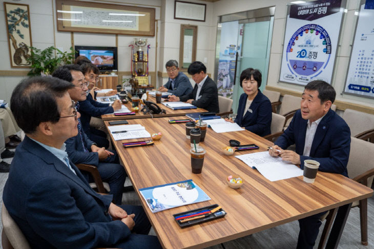 임호선 국회의원 증평군 방문 사진 1