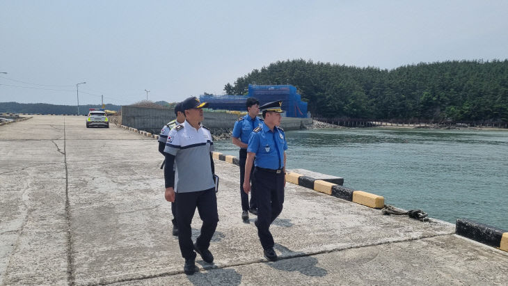 240709 태안해경, 태풍내습 대비 관내 취약 항포구 점검