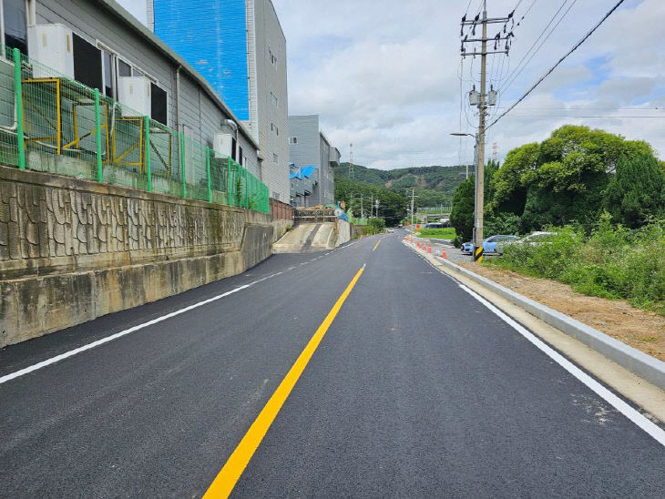 전동면 청송리 농어촌도로