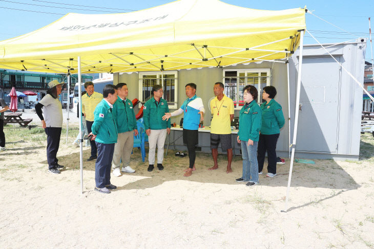 (2024.8.6.)해수욕장 및 유관기관 격려방문