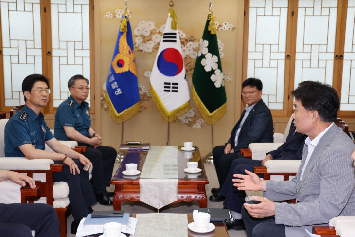 하은호 군포시장, 경기남부경찰청장 ‘대야파출소’ 재검토