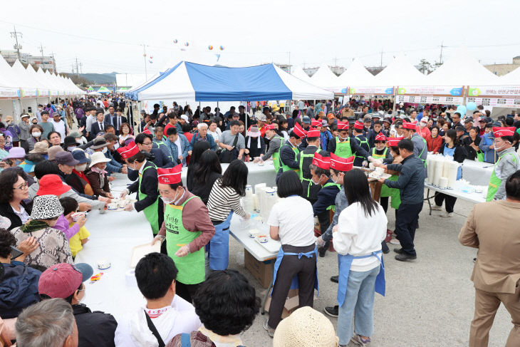 지난해 생거진천 문화축제 농특산물 판매장 사진