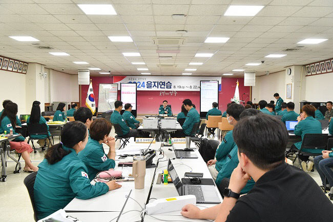 [포토] 강수현 양주시장, '2024년 을지연습' 참가