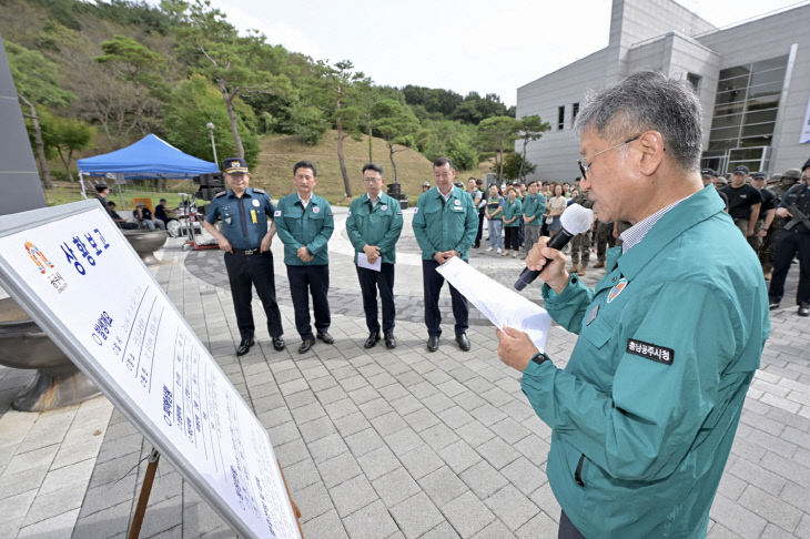 을지연습 실제훈련 사진