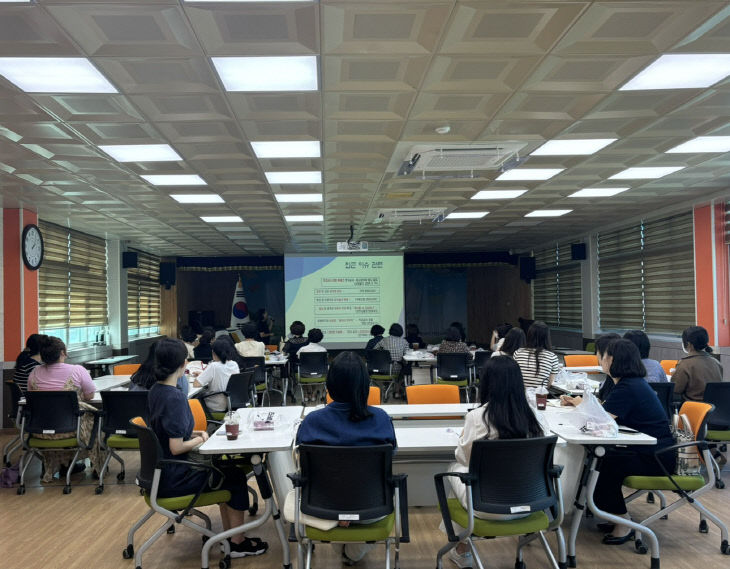 서천교육지원청이 실시한 학교급식 역량강화 배움자리