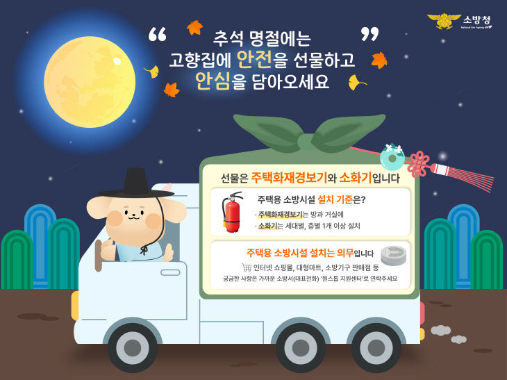 사진자료(음성소방서, '이번 추석엔 안전을 선물하세요!')