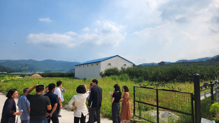 금정초 중학교 농촌유학센터 건립 현장실사