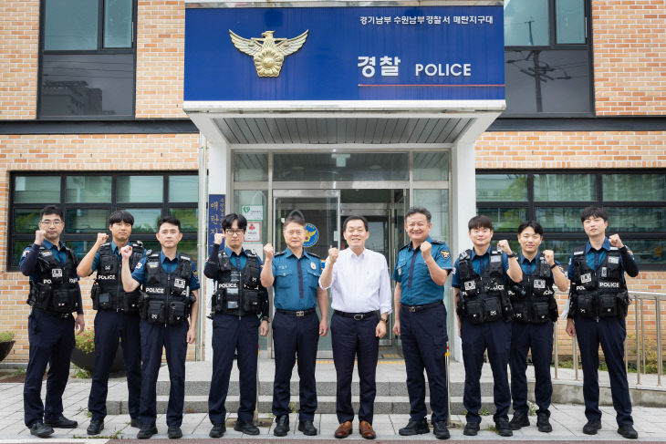 이재준 수원시장, 추석 연휴 ‘잇달아 방문’ 근무자 격려