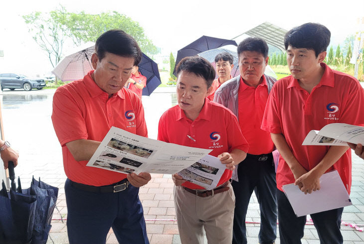 박범인 금산군수, 제42회 금산세계인삼축제장 현장 행정