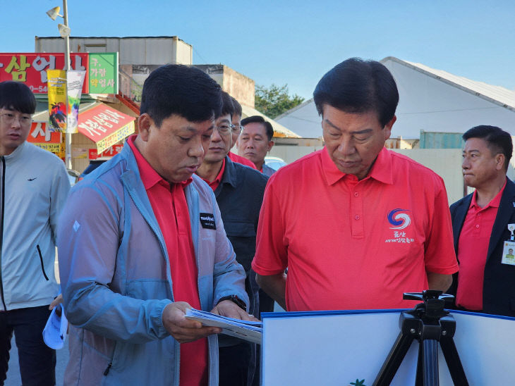 박범인 금산군수, 제42회 금산세계인삼축제 최종 점검