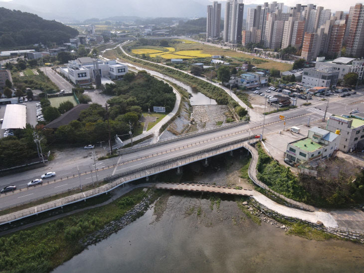 경기도, 포천시 구읍천 수해상습지 개선사업 준공. 수해방지 효