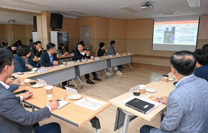 의정부시, 송산권역 현장 티타임 열고 주민과 소통의 시간 가져