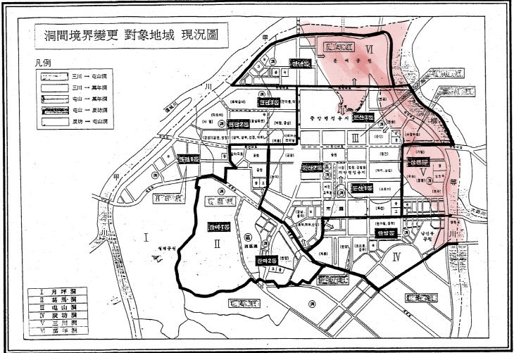 삼천동 위치도(1)