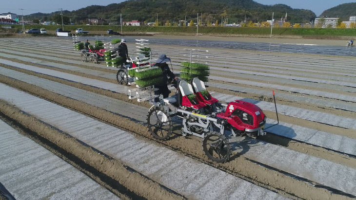 합천군  주산지 일관기계화 우수모델 육성사업 선정