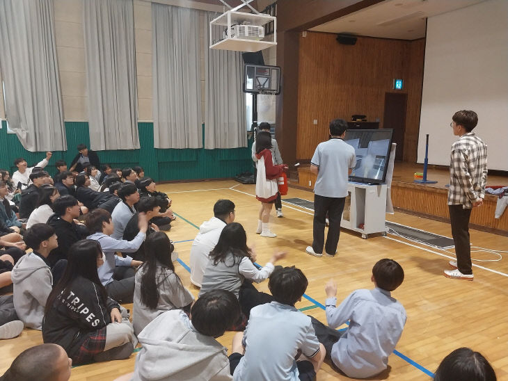 안면중학교 2학기 화재 대비 소방훈련 실시1