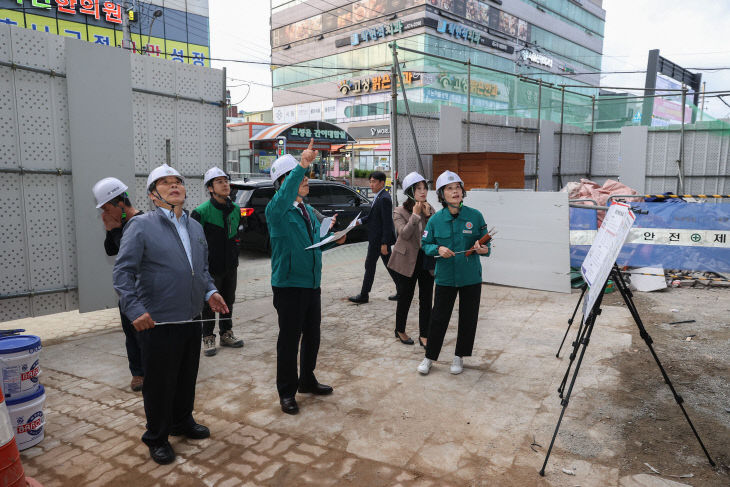 이상근 고성군수, 고성군가족센터 리모델링 공사 현장 점검