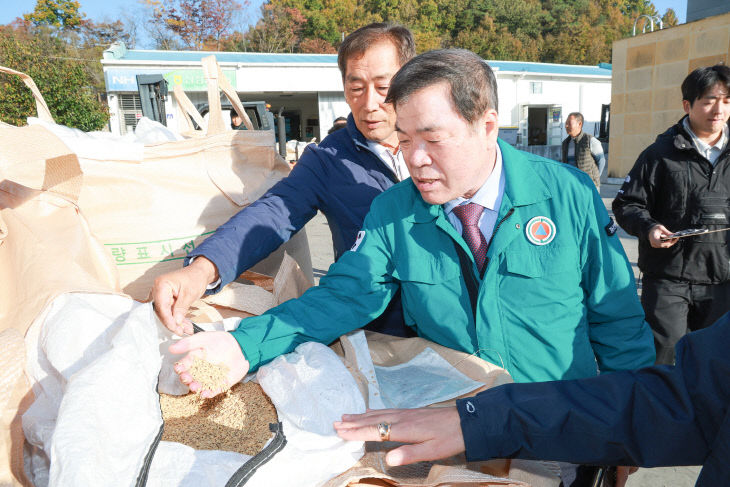 산청군 공공비축미 가루쌀 매입 오부면 농협 (1)