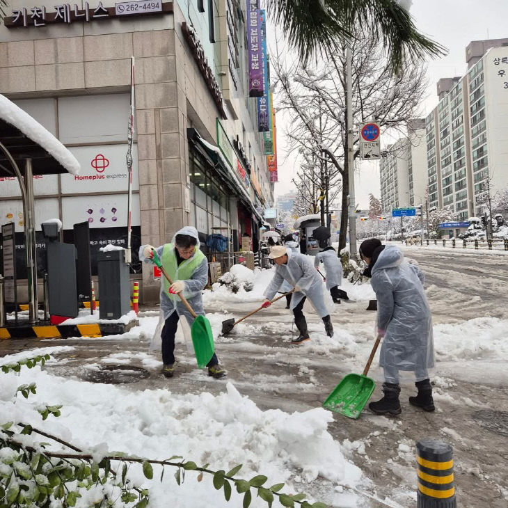 성남시 제설작업