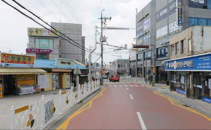 지중화 사업 대상지 일대 사진