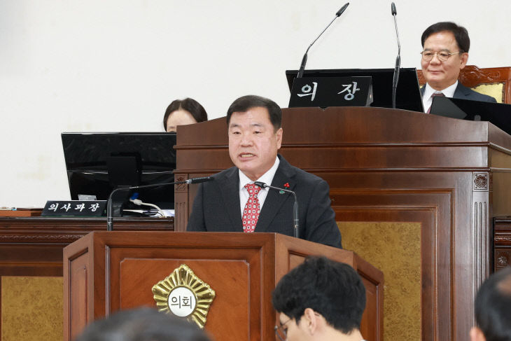 이승화 산청군수 산청군의회 시정연설 (1)