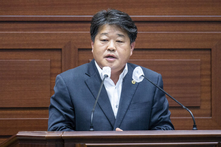 박창욱 의원 5분 발언 사진