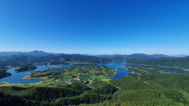 비봉산 전경