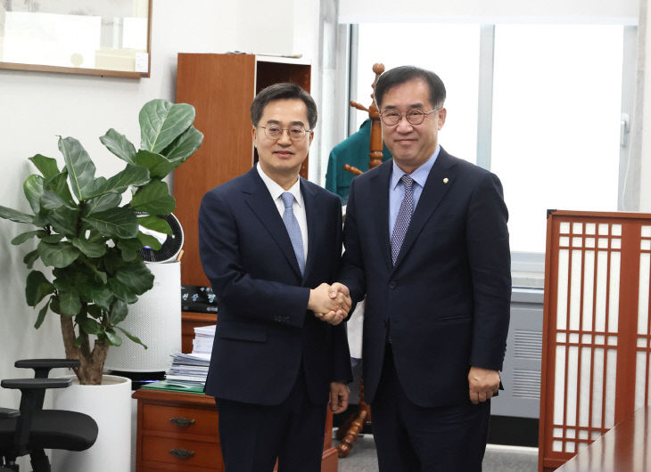 김동연 경기지사, ‘맹성규 국토교통위원장’ 예방