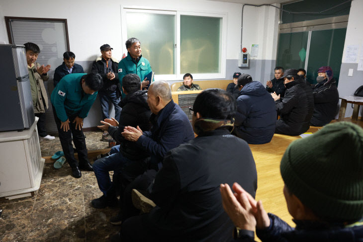 제설근로자 격려 1
