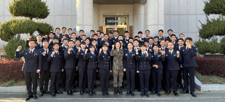 백석대 209 학군단 단체사진