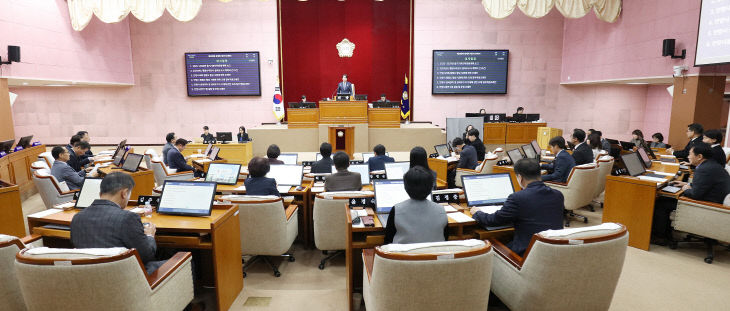 안양시의회 ‘제298회 제2차 정례회’ 폐회.