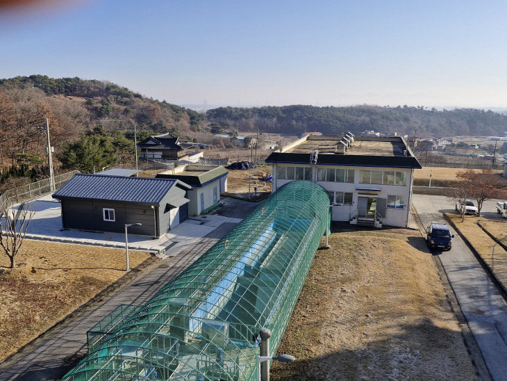 덕산정수장 전경