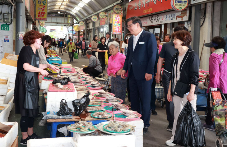 추석 명절맞이 전통시장 방문