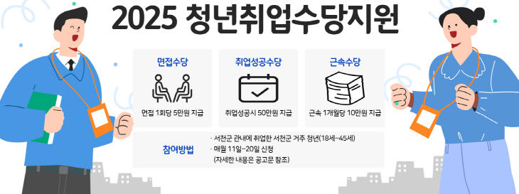 서천군, 청년취업지원사업