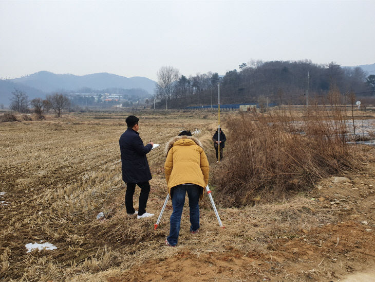 합동측량 현장 사진