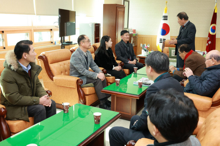 2025년 제천시의회 의장단, 관내 원로단체 신년 방문인사 (2)