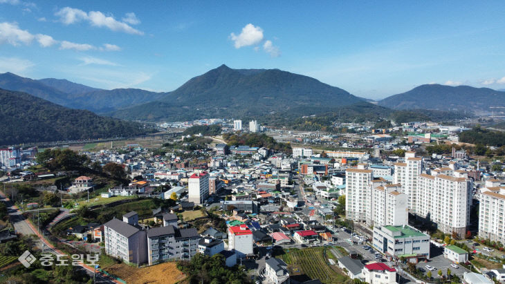 산청읍 전경