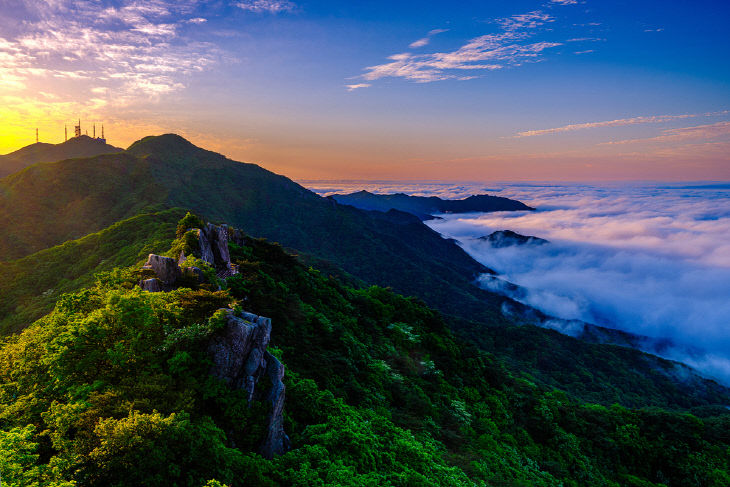 팔공산 전경