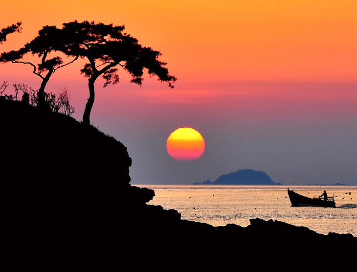 부안 변산반도, 한국관광 100선 선정-솔섬낙조1