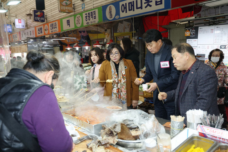 하은호 군포시장,  ‘전통시장’ 장보기 행사