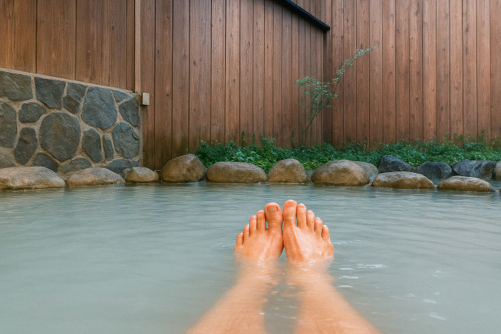 4. 일상의 피로를 씻어내는 온천_기무라마키(본인제공,AI)