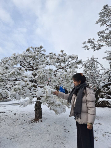 5. 캄보디아 유학생, 한국 첫눈1-1_