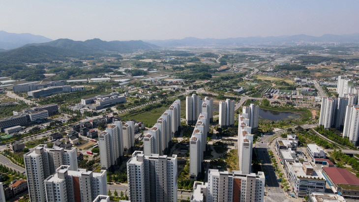 충북혁신도시 전경(드론) 1