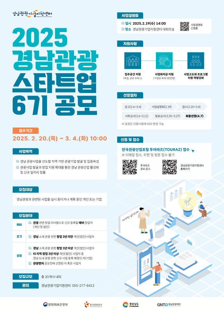 2025스타트업6기공모포스터