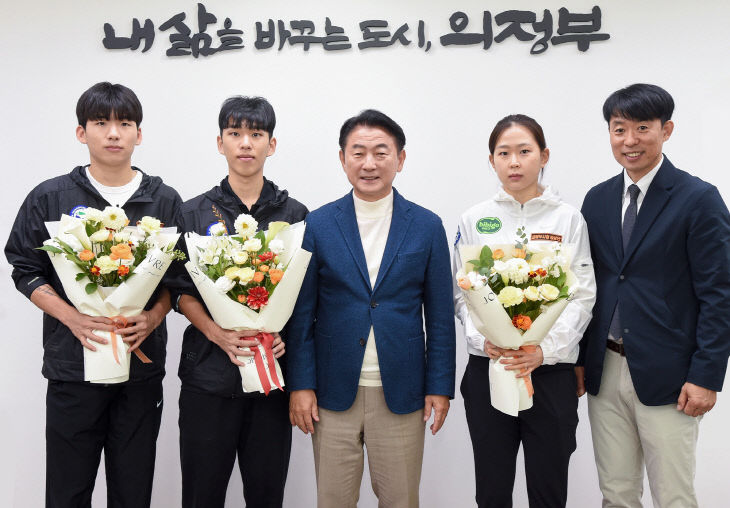 의정부시청 빙상팀, 2025 하얼빈 동계아시안게임서 금빛 질주…