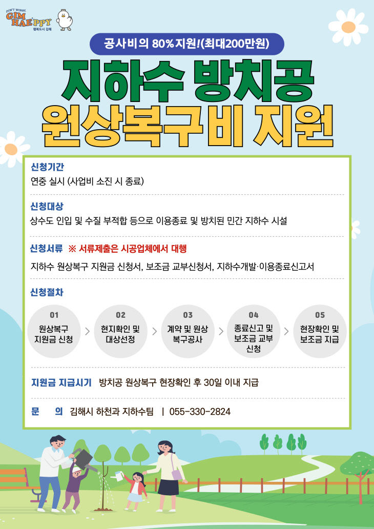 2.18 김해시 정례브리핑 보도자료(공사 지원