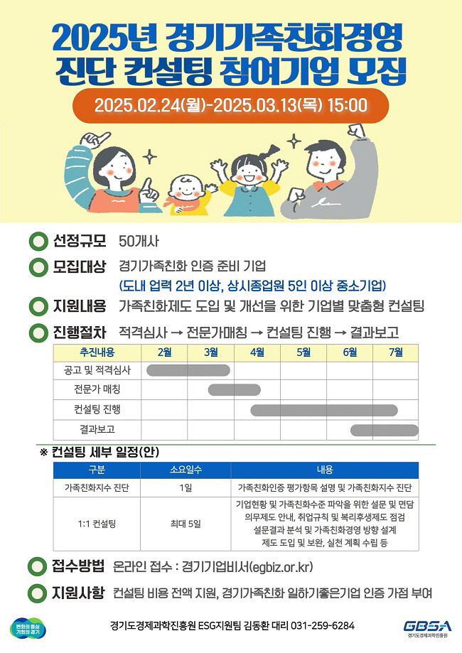 이제는 필수가 된 '가족친화경영', 경기도가 맞춤형으로 컨설팅