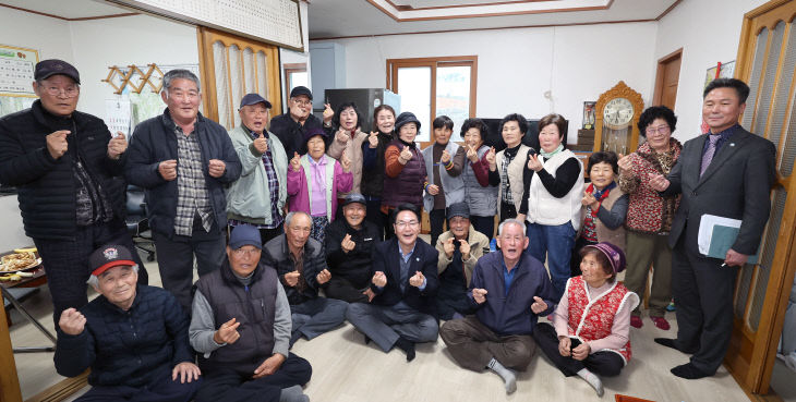심덕섭 고창군수, 찾아가는 민생탐방-경로당 방문(2)