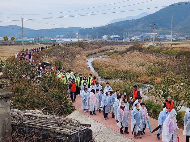 상리면 마암면 걷기행사