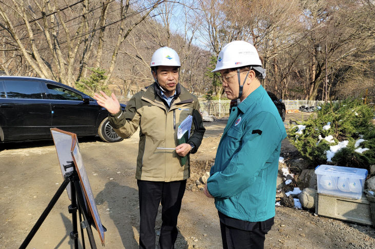 학바위 재난취약지구 현장 점검